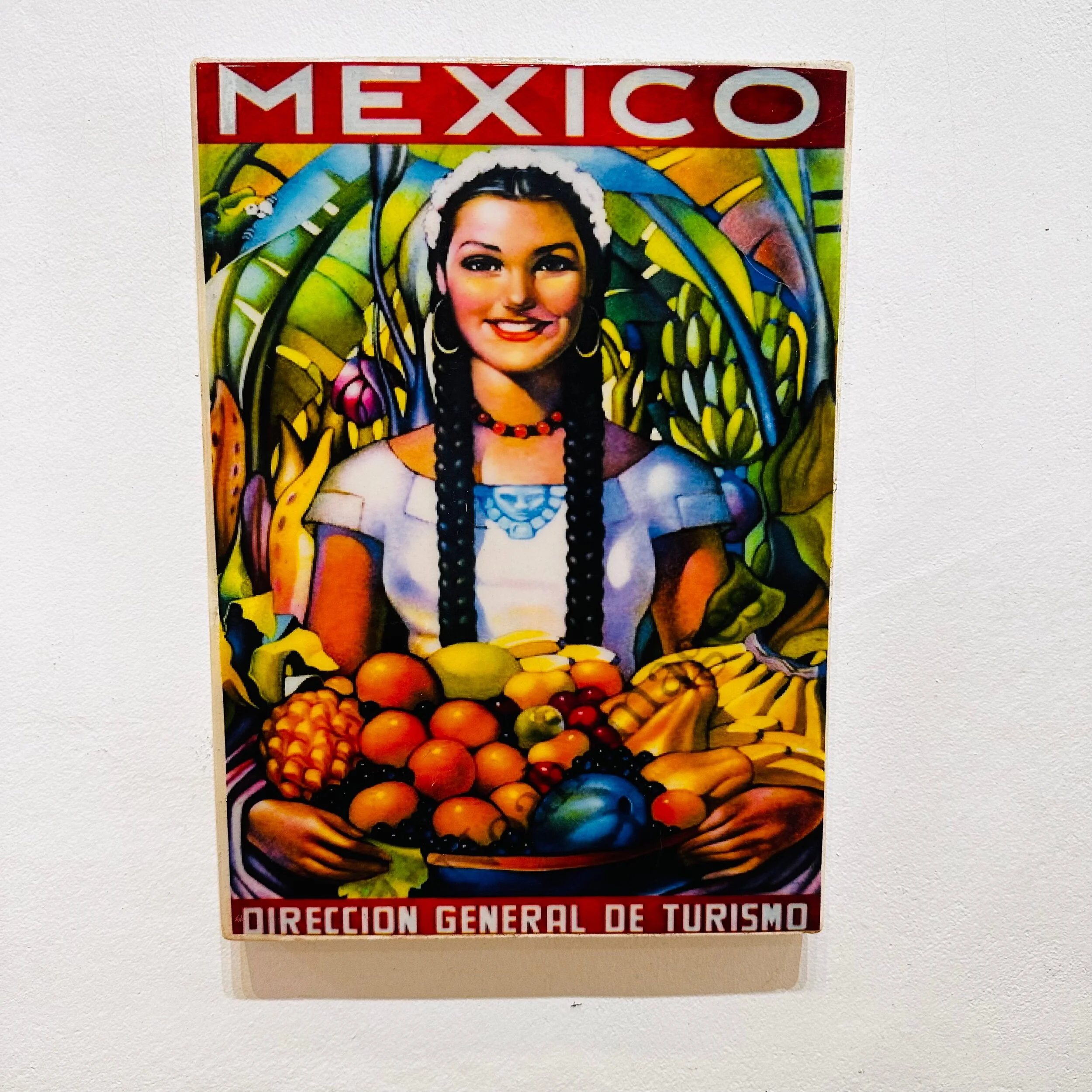 Vintage Travel Mexico Plaster Wall Tile