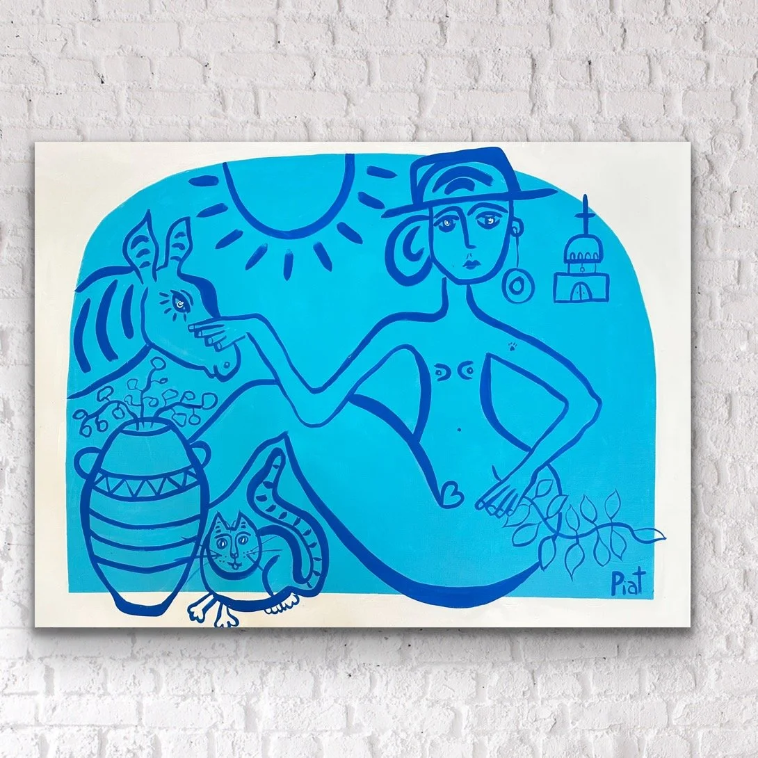 SOLD - A Day in Santorini