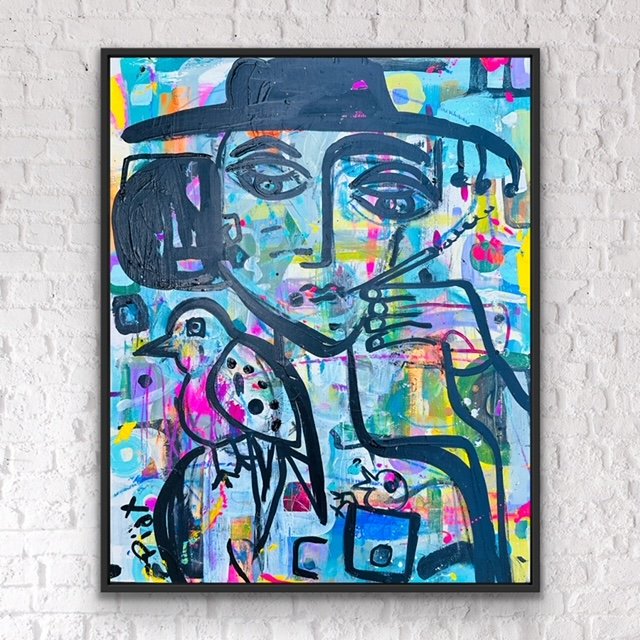 SOLD - Contemplating the Blues