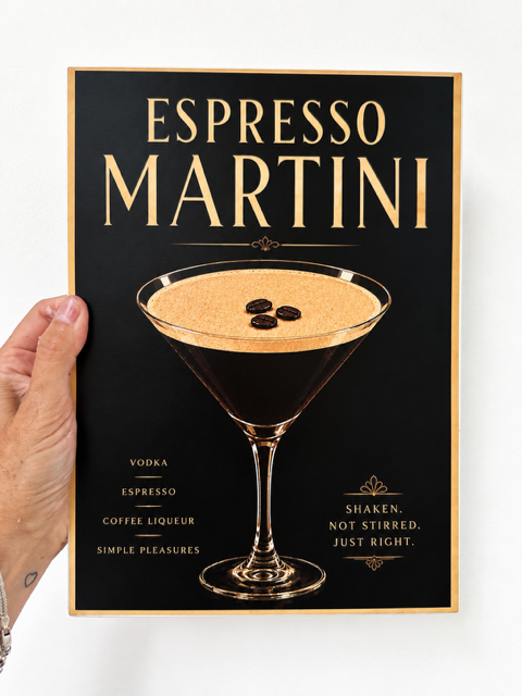 Handmade Wall Tile - Espresso Martini
