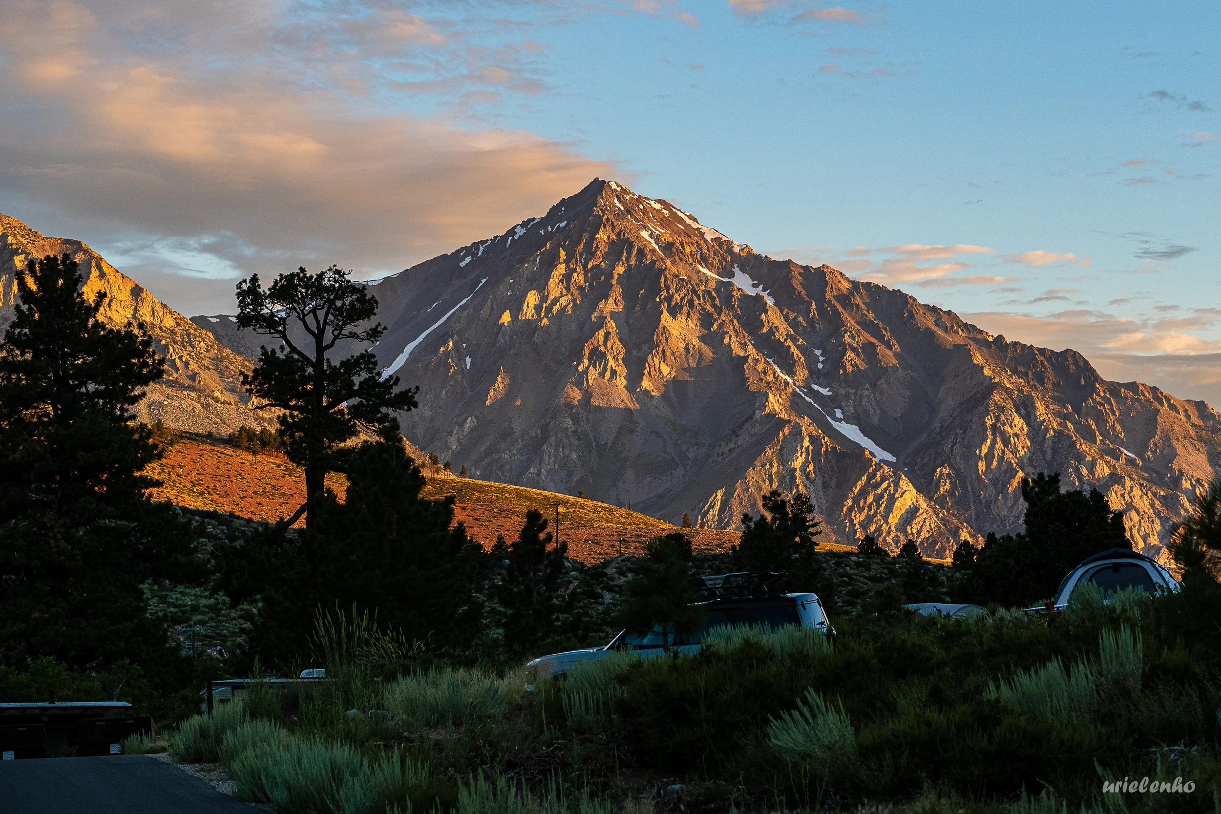 Morning View from Four Jeffrey campground