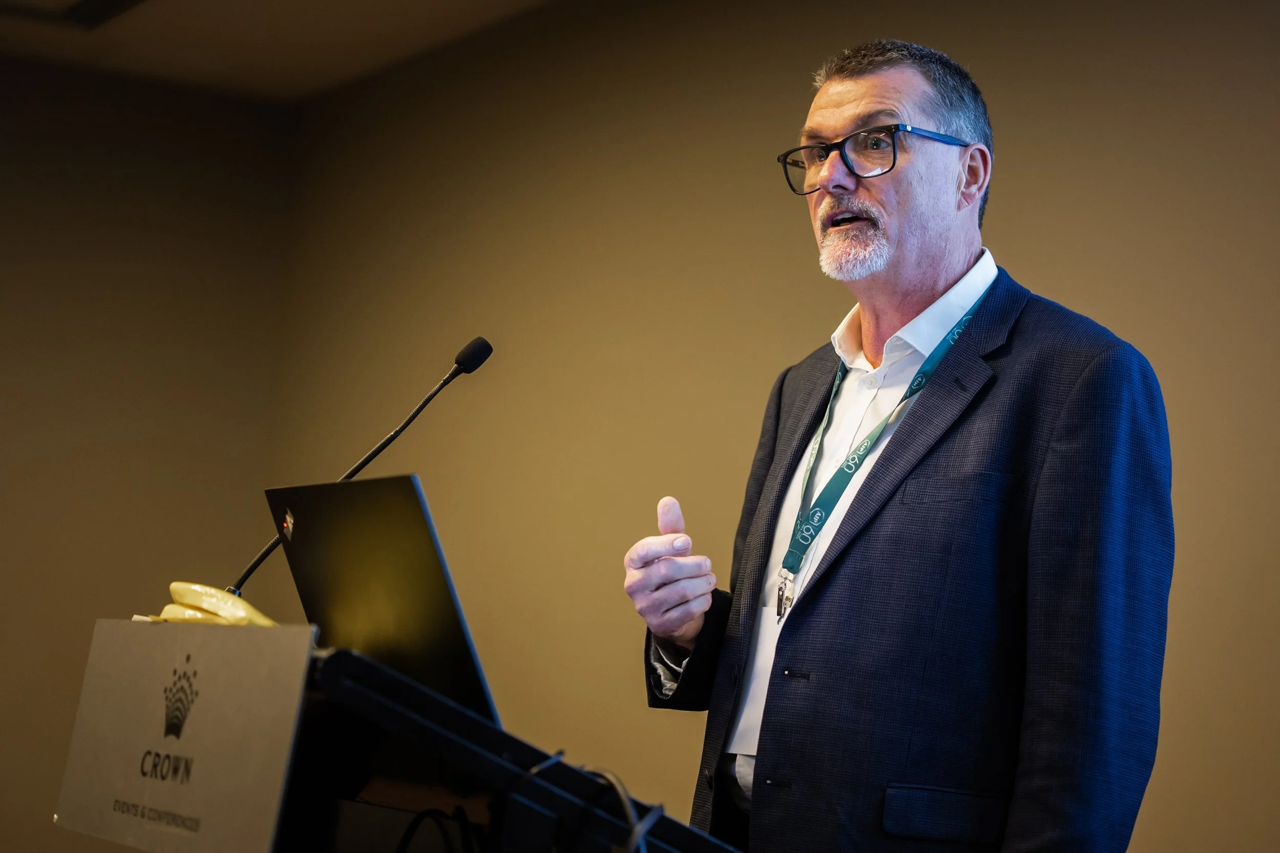 Joe Foster speaking about flexible packaging and packaging sustainability
