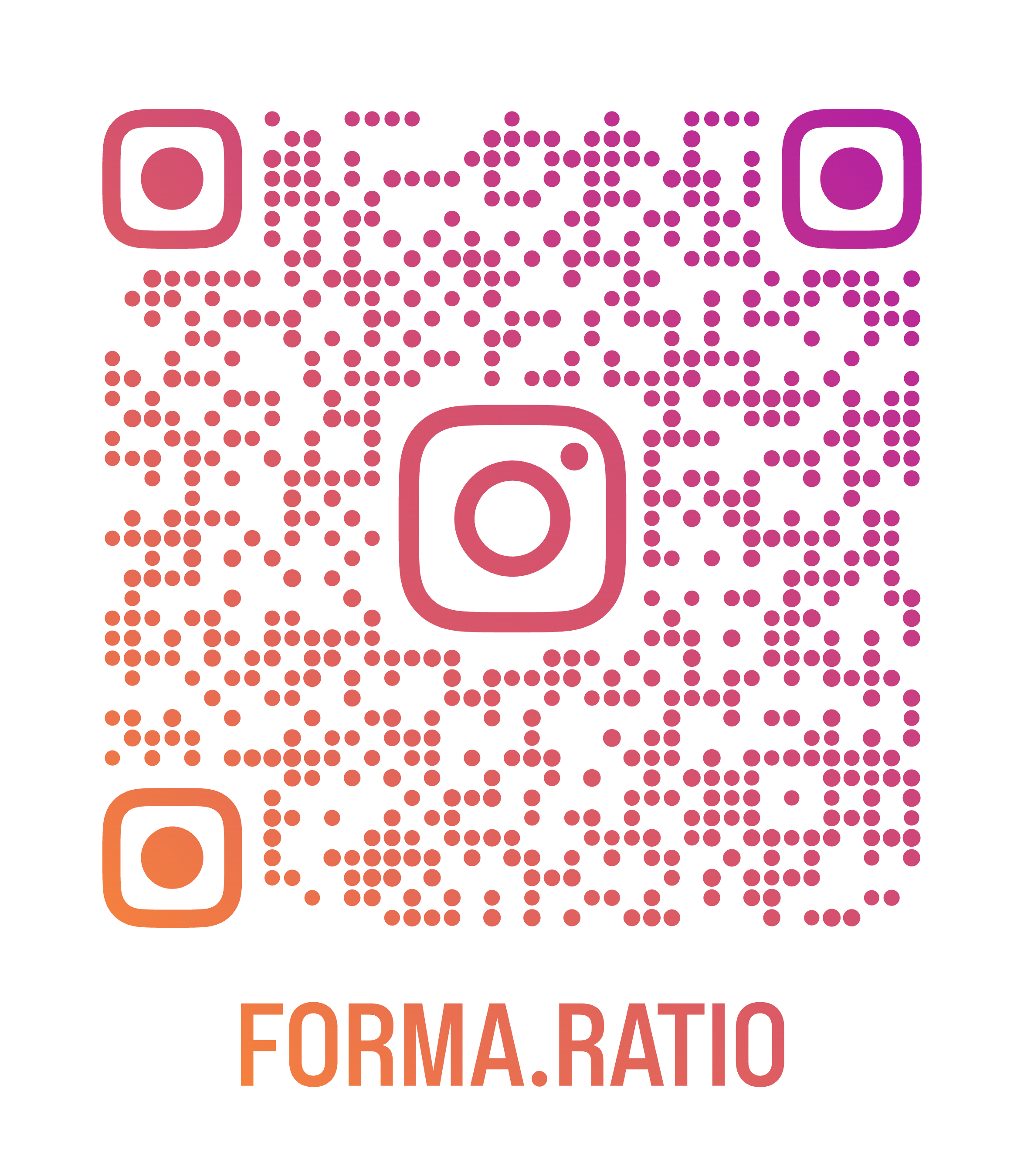 Scan to visit Forma&Ratio on Instagram