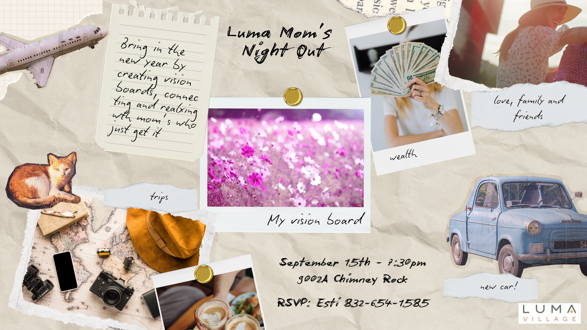 Mom's Night Out- Vision Boards
