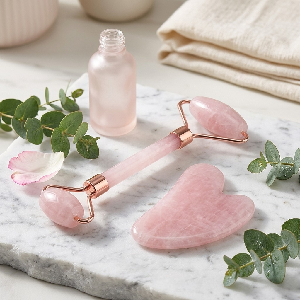 Rose Quartz Facial Sculpting Set