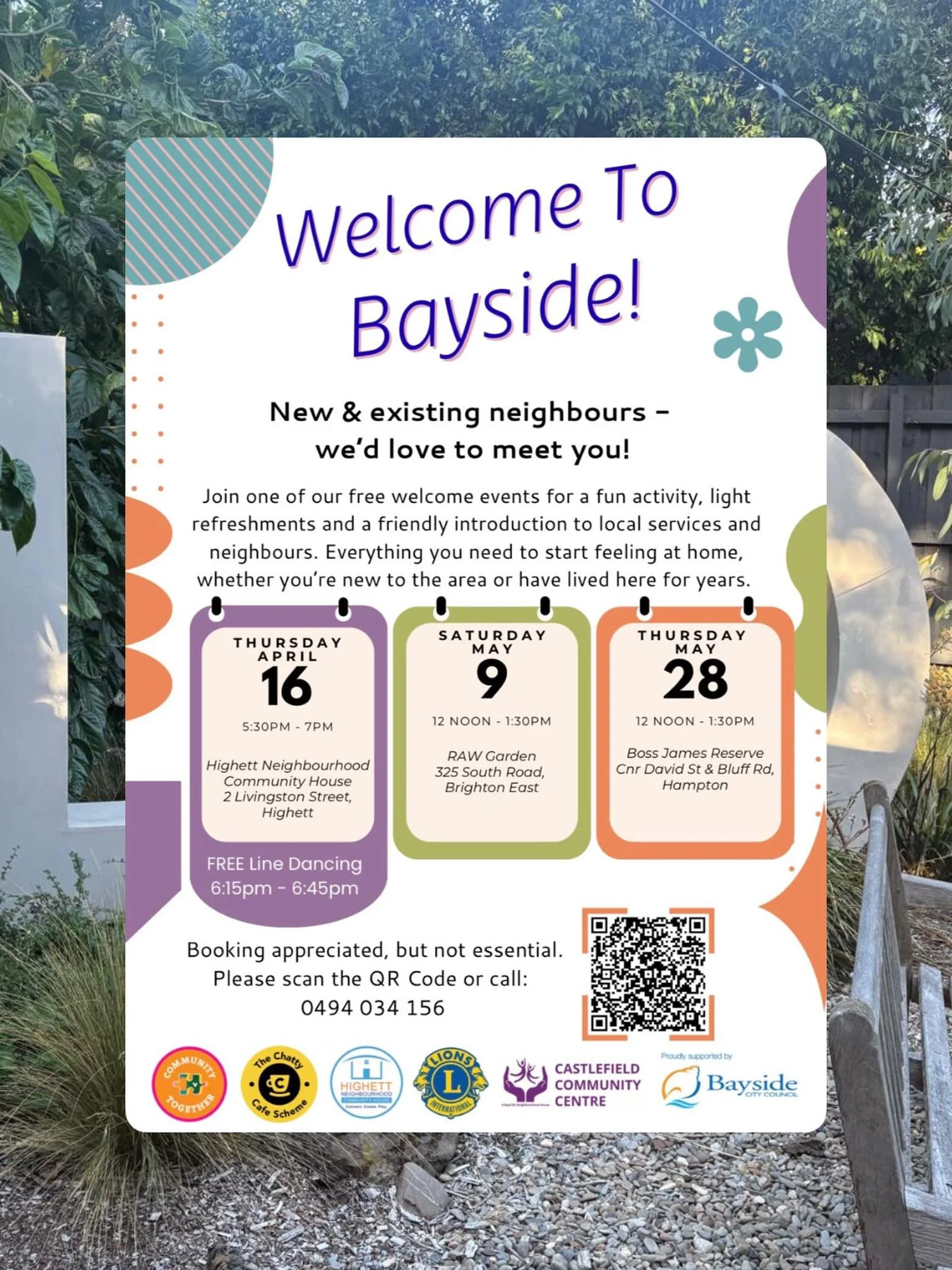 Come say hi tomorrow!! We are hosting a Welcome to Bayside event at RAW Garden.

There will be a free planting activity, light refreshments and good company 🌸 

Whether you&rsquo;re new to the area or a long-time local, you&rsquo;re welcome! 

⏱️ No