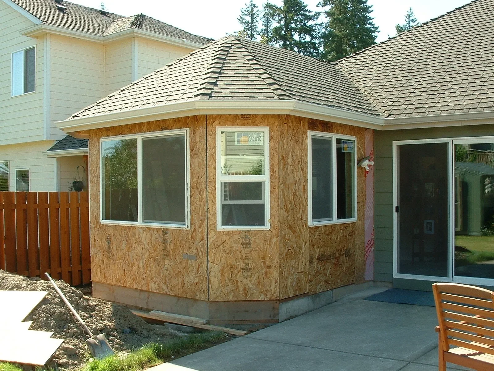 Residential home addition and renovation framing project in Surrey, BC