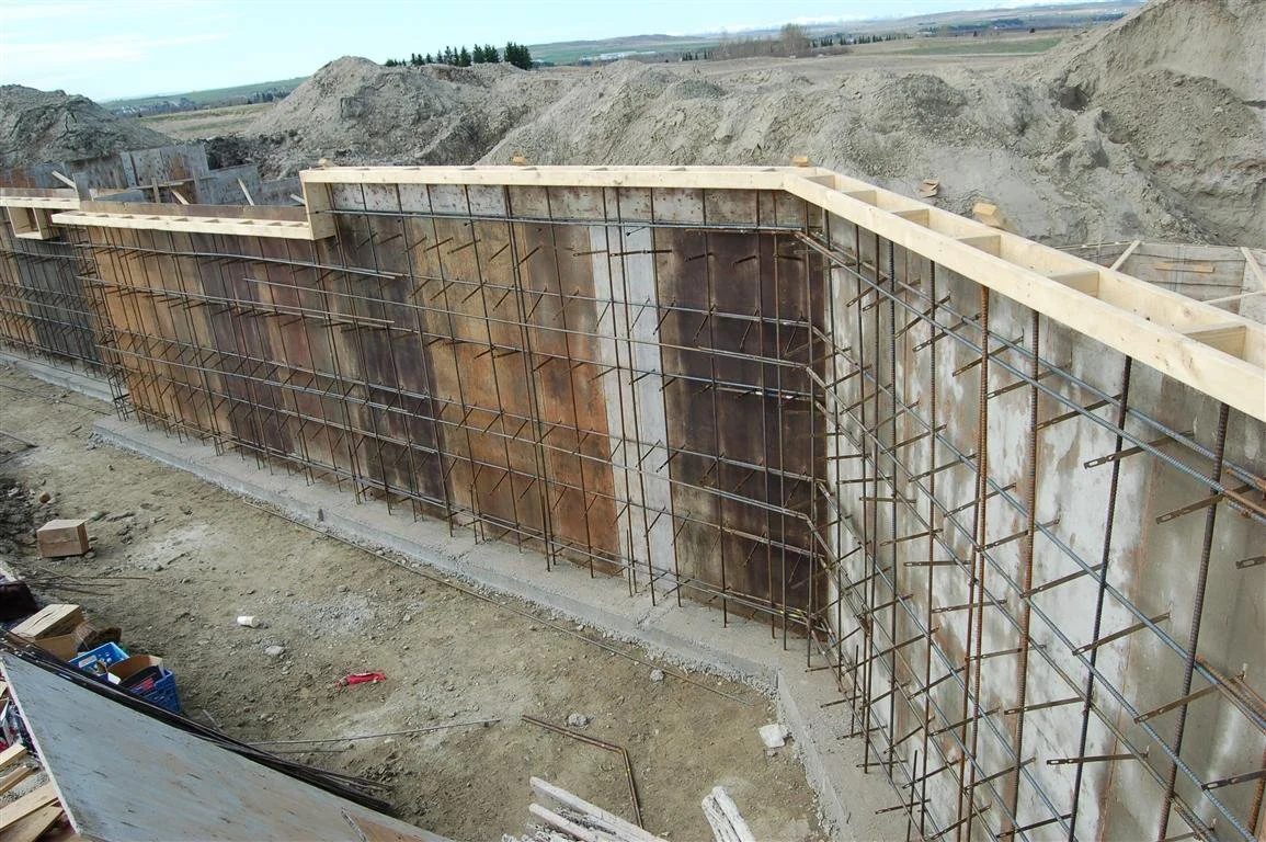 Concrete formwork and foundation wall construction project in Surrey, BC