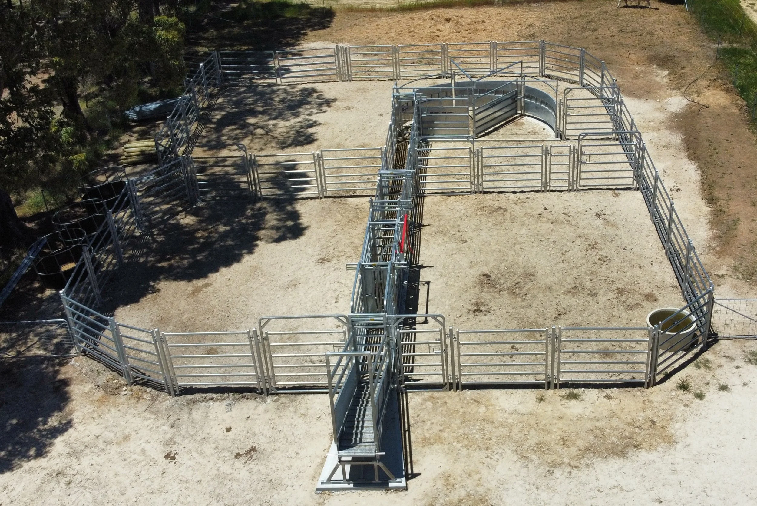 Balamara cattle yard installation