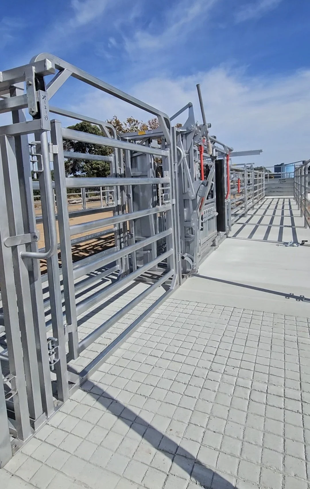 Balamara cattle gates and concrete raceway