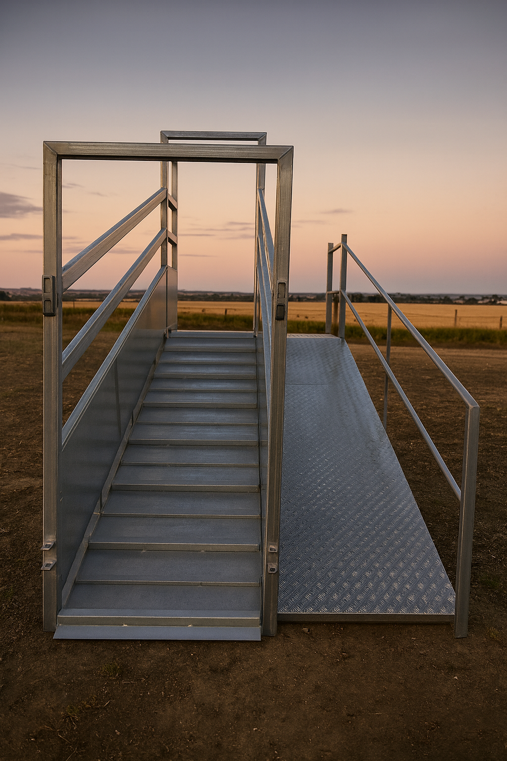 balammara premium Australian made cattle loading ramp