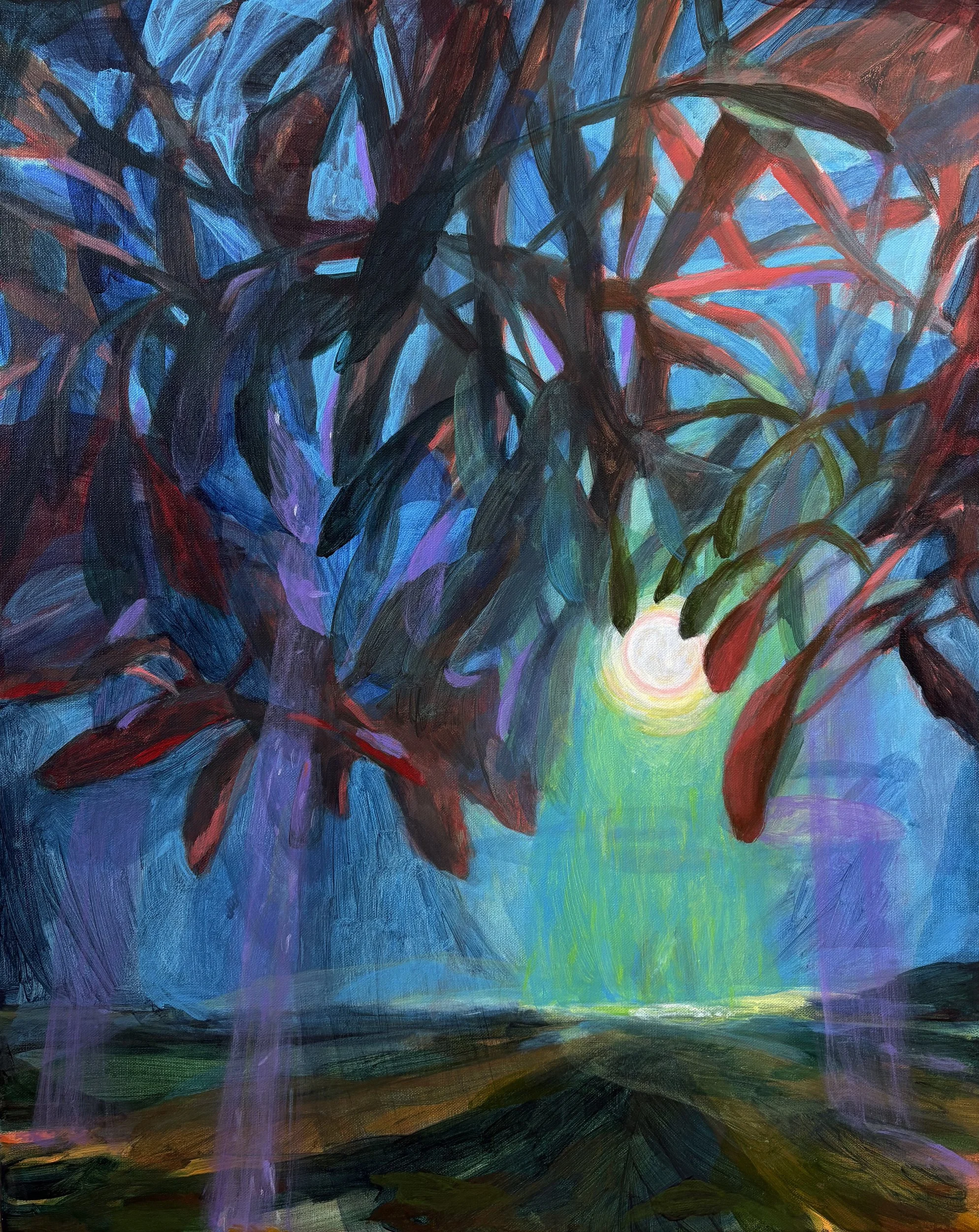 High beam on, 2025
Acrylic on linen
51 x 41 cm
