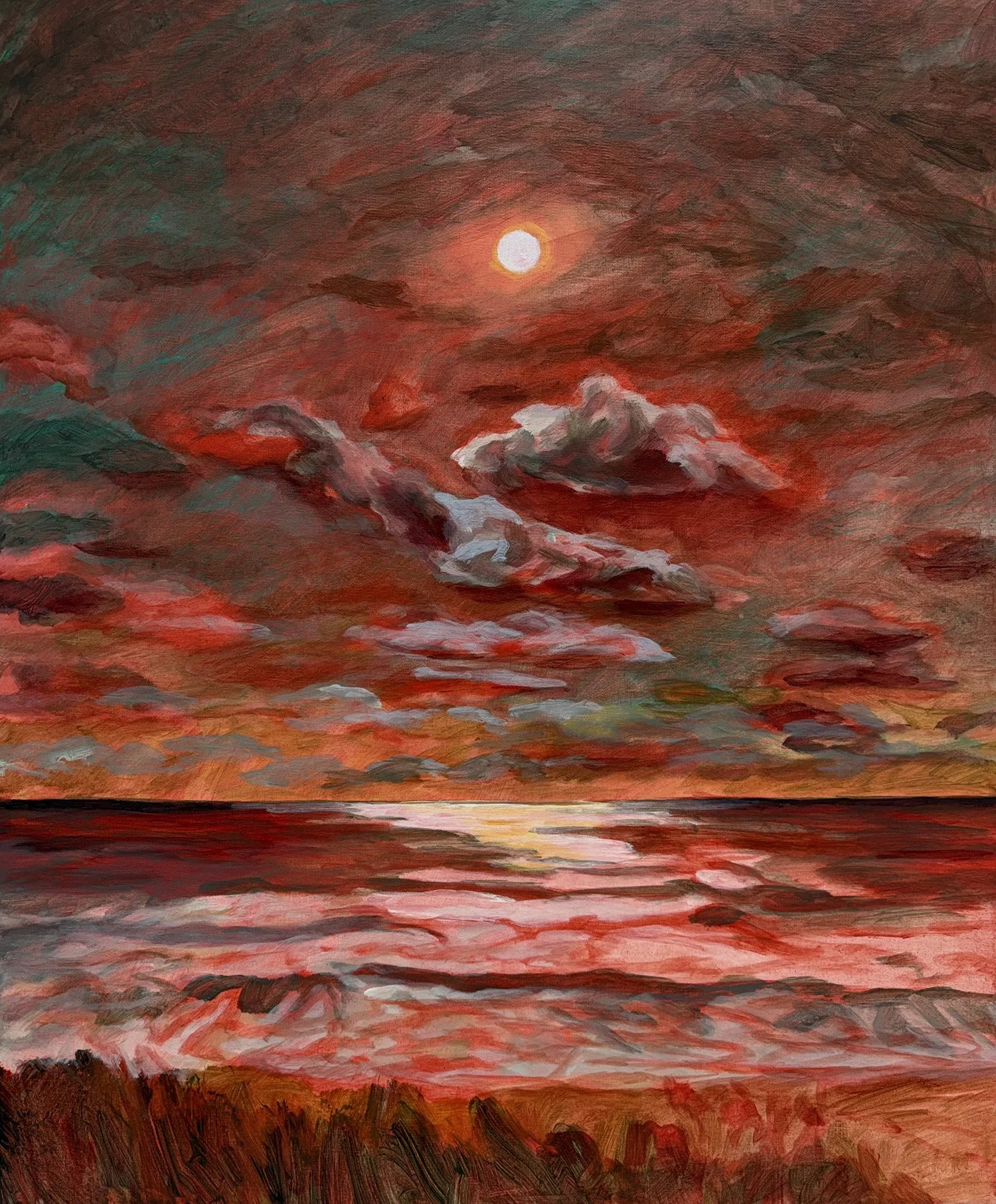 Pink orbit, 2026
Acrylic on linen
60 x 50 cm