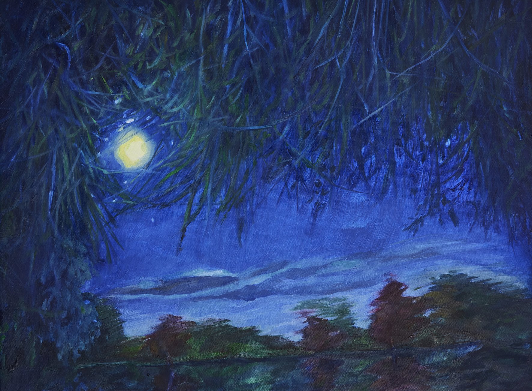 Extreme quiet, 2023
Oil on linen
33 x 43 cm