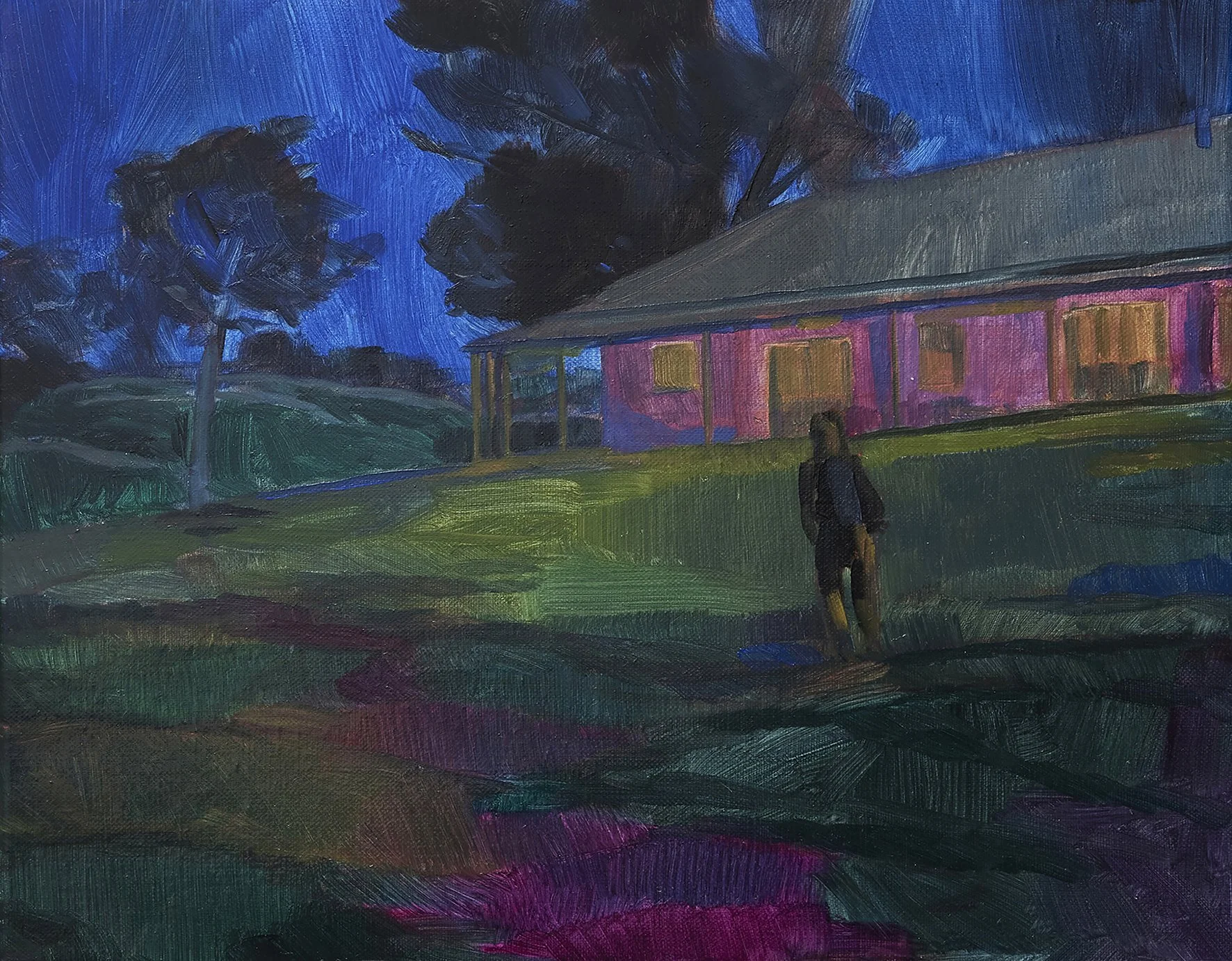 The moon shines everywhere, 2020
Oil on canvas
32 x 26 cm