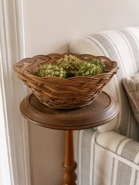 Vintage Woven Wicker Basket