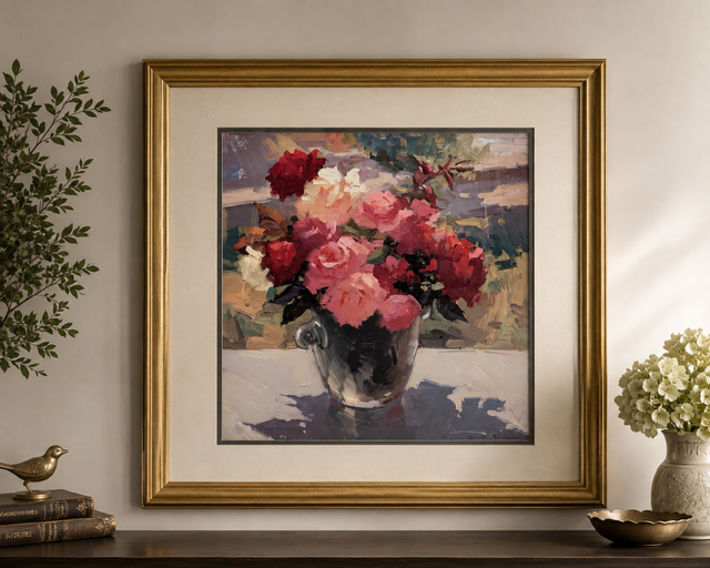 Floral Still Life – After Ovanes Berberian