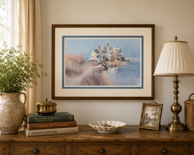 Vintage “Osprey Point” Print by Albert Swayhoover