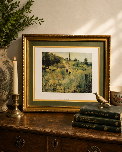 Vintage “Path Leading Through Tall Grass” — After Pierre-Auguste Renoir