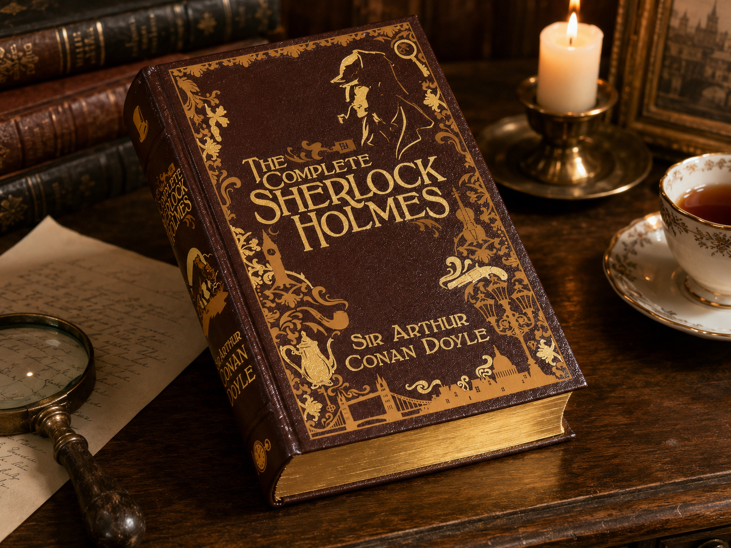 The Complete Sherlock Holmes by Sir Arthur Conan Doyle — Decorative Hardcover Edition