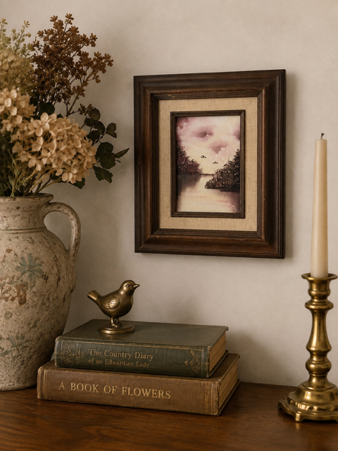 Vintage Original Oil — Quiet Waters