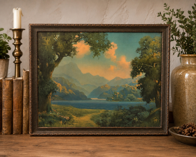Glorious Vista – Vintage Framed Print After R. Atkinson Fox