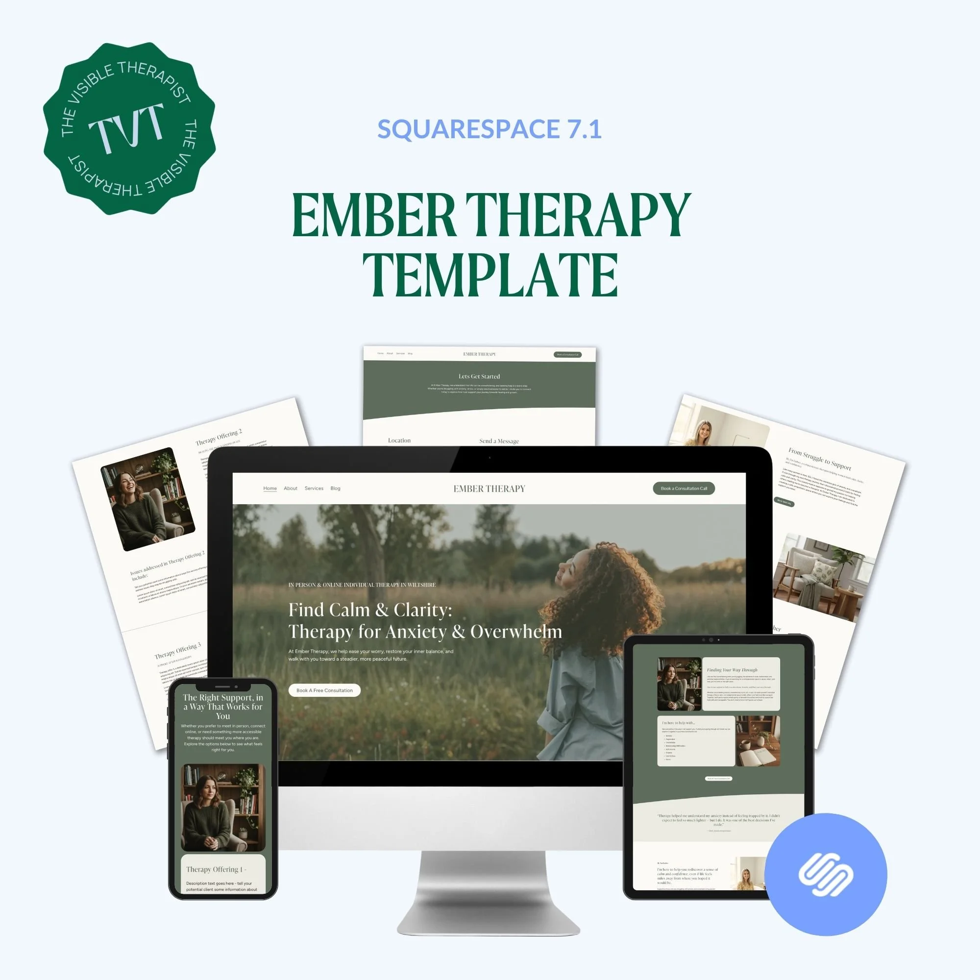 Ember Counselling Website Template