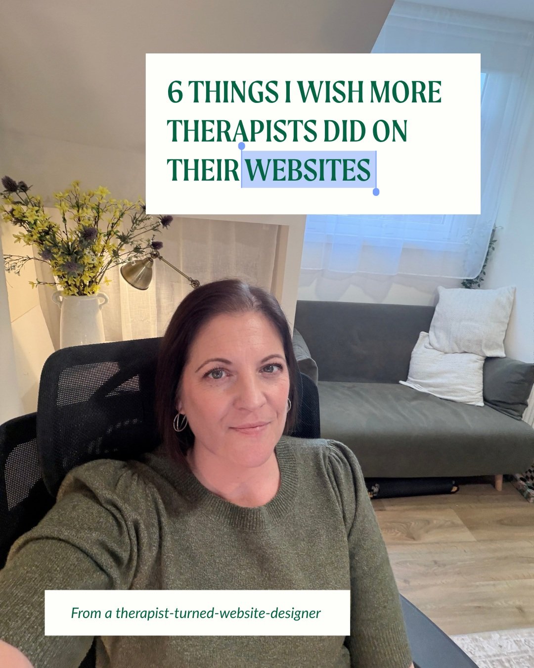 Your therapy website doesn&rsquo;t need to do anything clever. It needs to make things easier for the person landing on it.

And that person might already be feeling anxious, overwhelmed or unsure whether therapy is the right next step.

They shouldn