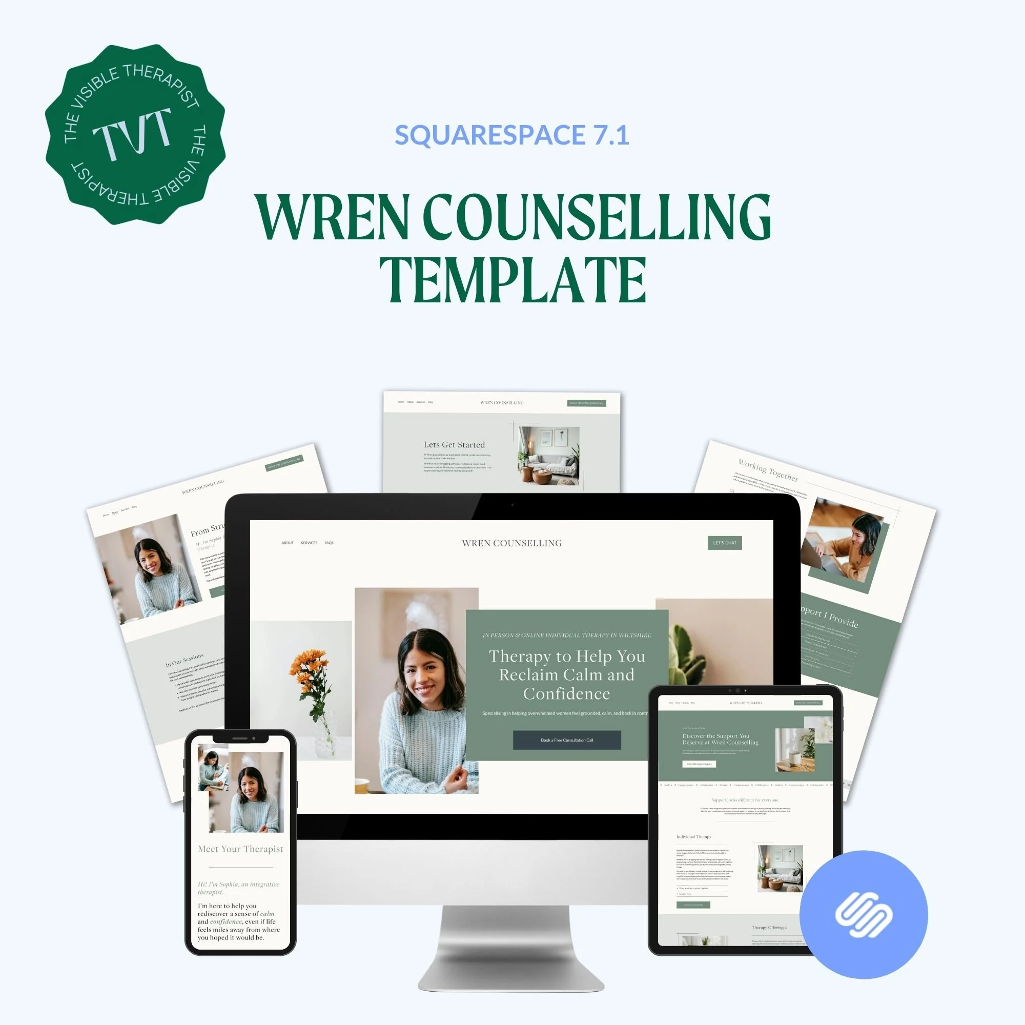 Wren Counselling Website Template