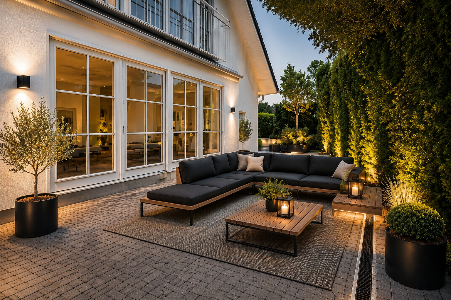 Terrasse modern gestalten: Ideen für eine stilvolle Outdoor-Lounge