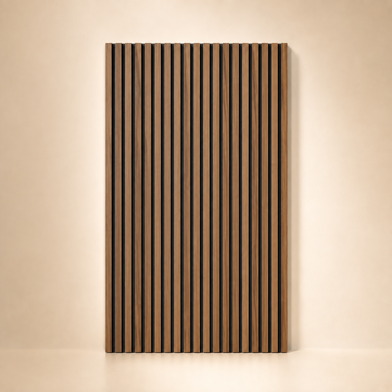Holzlamellen für den modernen Flur