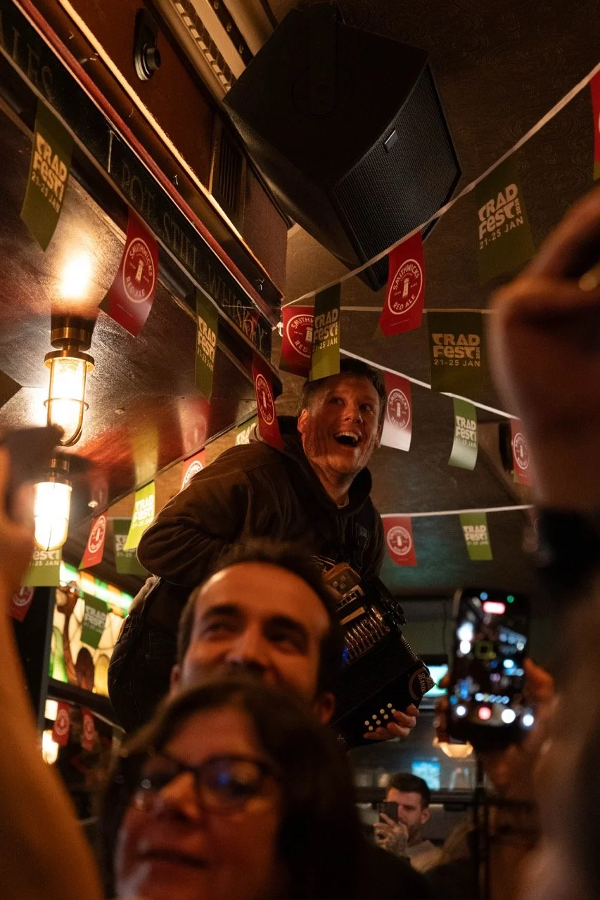 The Buskin Bandits, Smithwick's Sessions, The Norseman, Dublin, TradFest 2026.