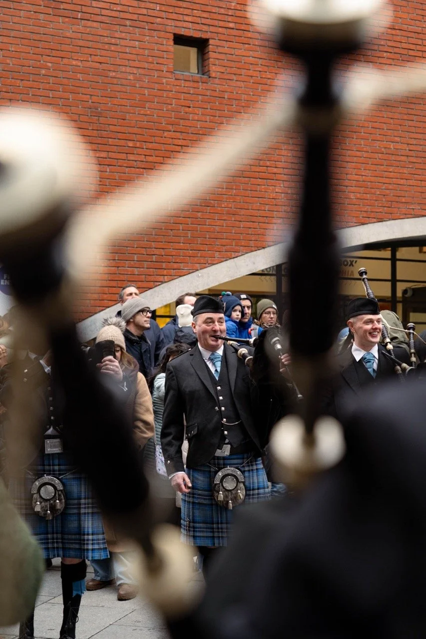 Clew Bay Pipe Band, Dublin, TradFest 2026.