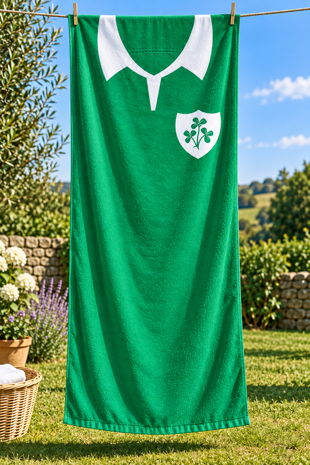 Ireland 1950s Large Beach Towel