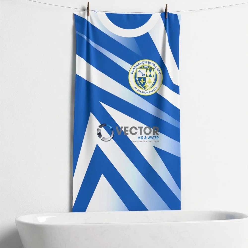Blaenavon Blues AFC Large Beach Towel