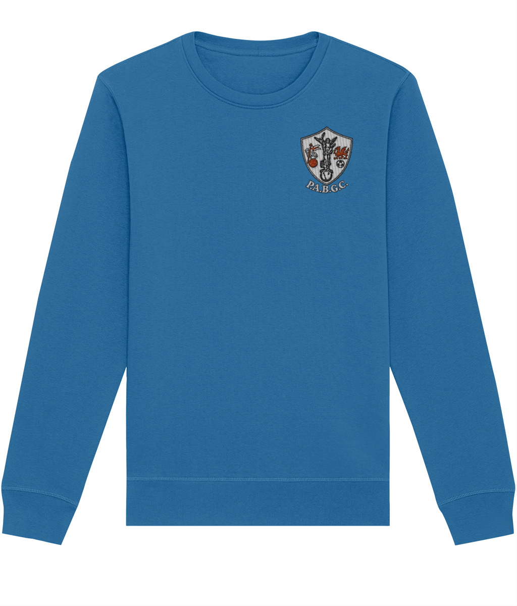 Pencoed Athletic BGC Unisex Embroidered Royal Blue Sweatshirt