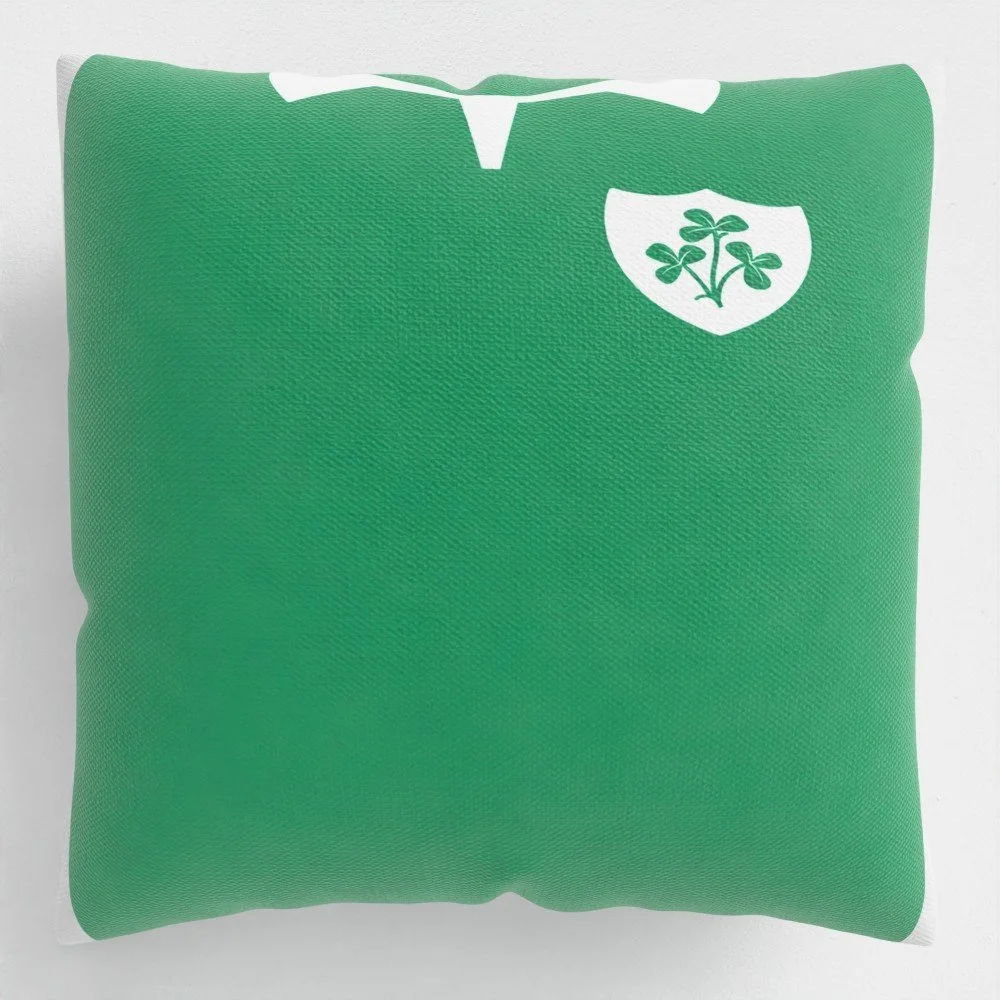Ireland 1950s Rugby Jersey Cushion