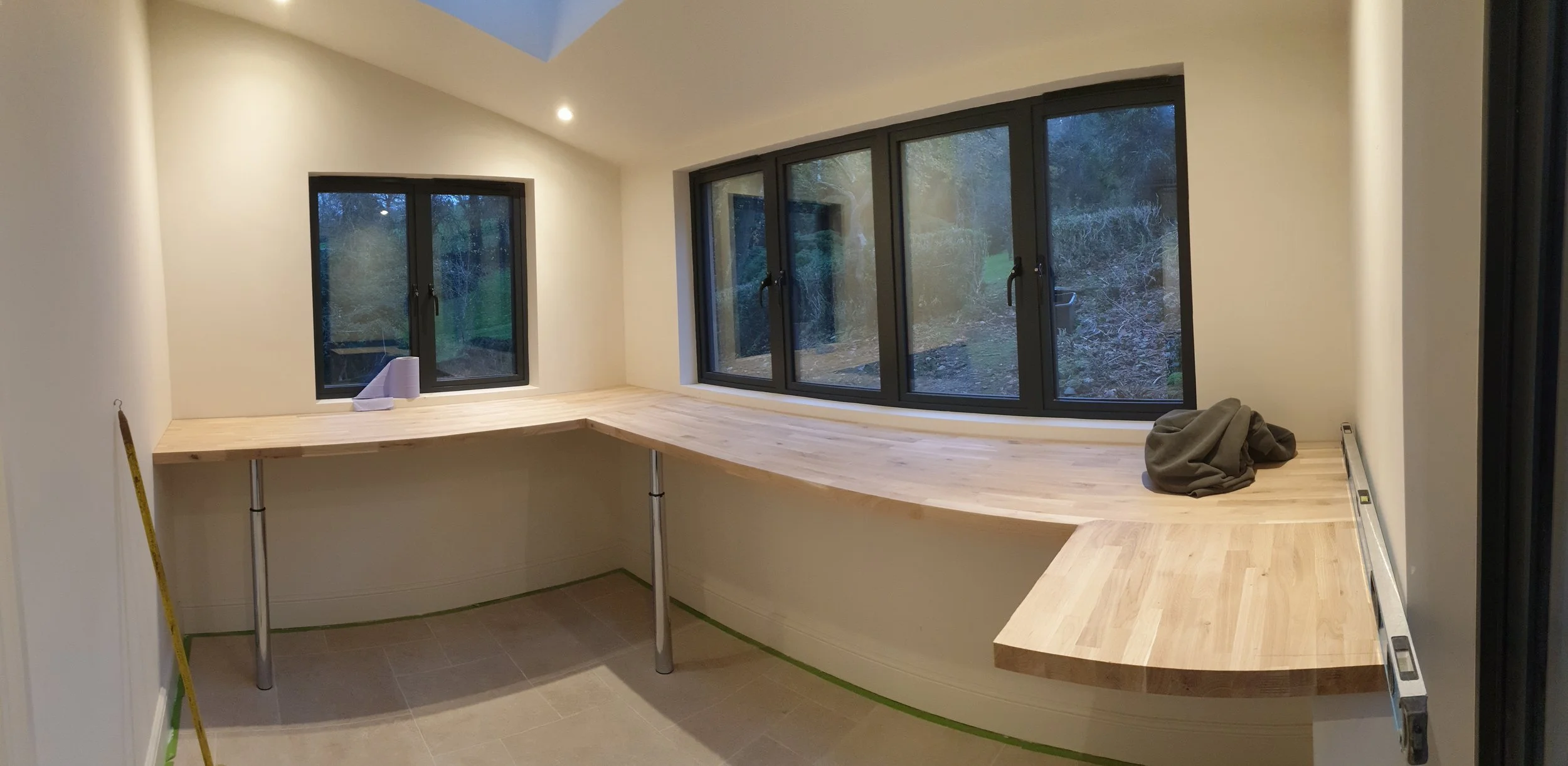 breakfast bar worktop install