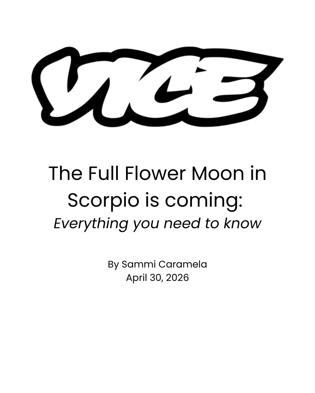 Full moon Fever @vice 

#humandesign
#astrology
#scorpiomoon 
#holisticesthetician 
#fullmoonrituals