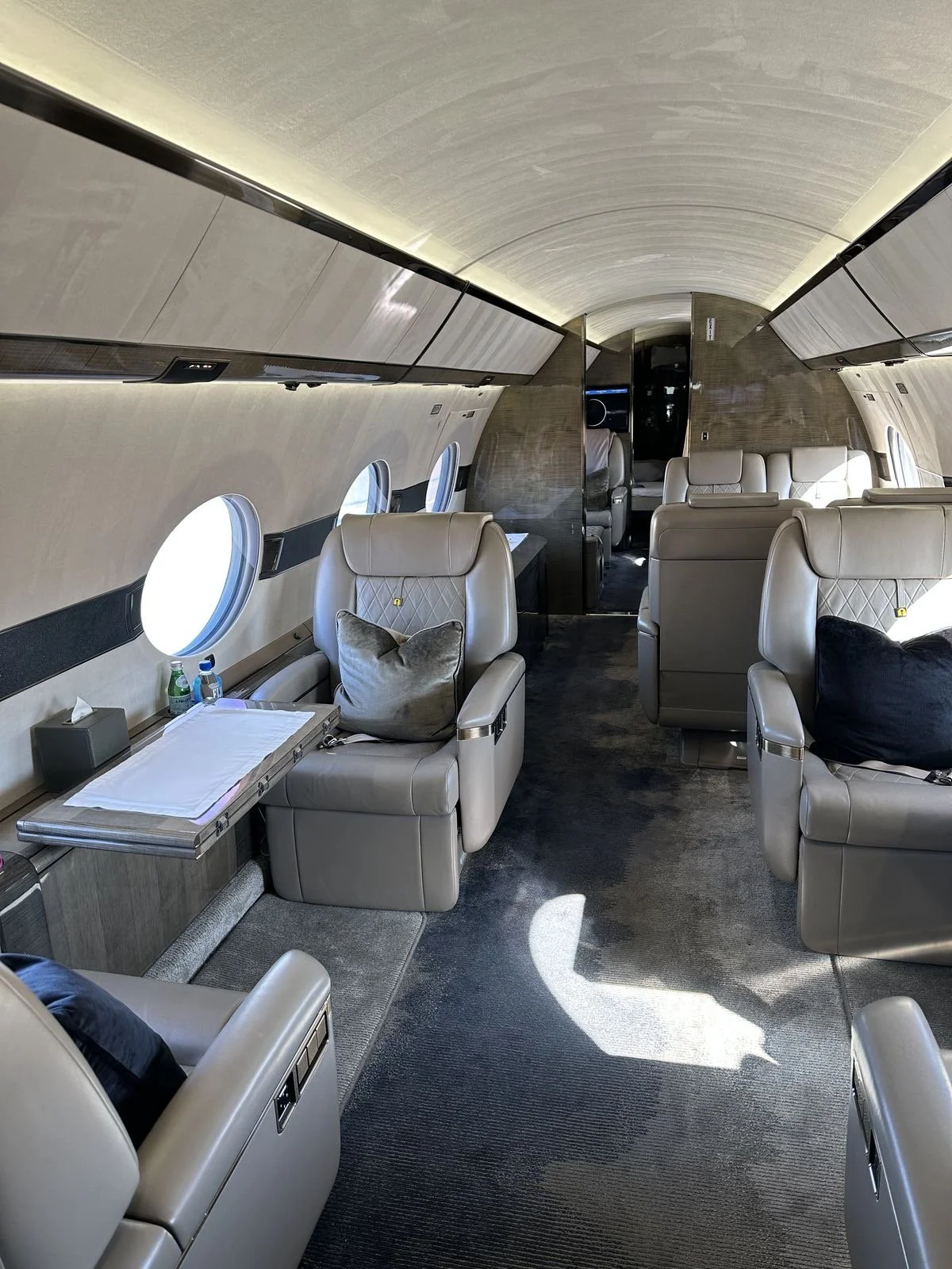 Aviation interior detailing