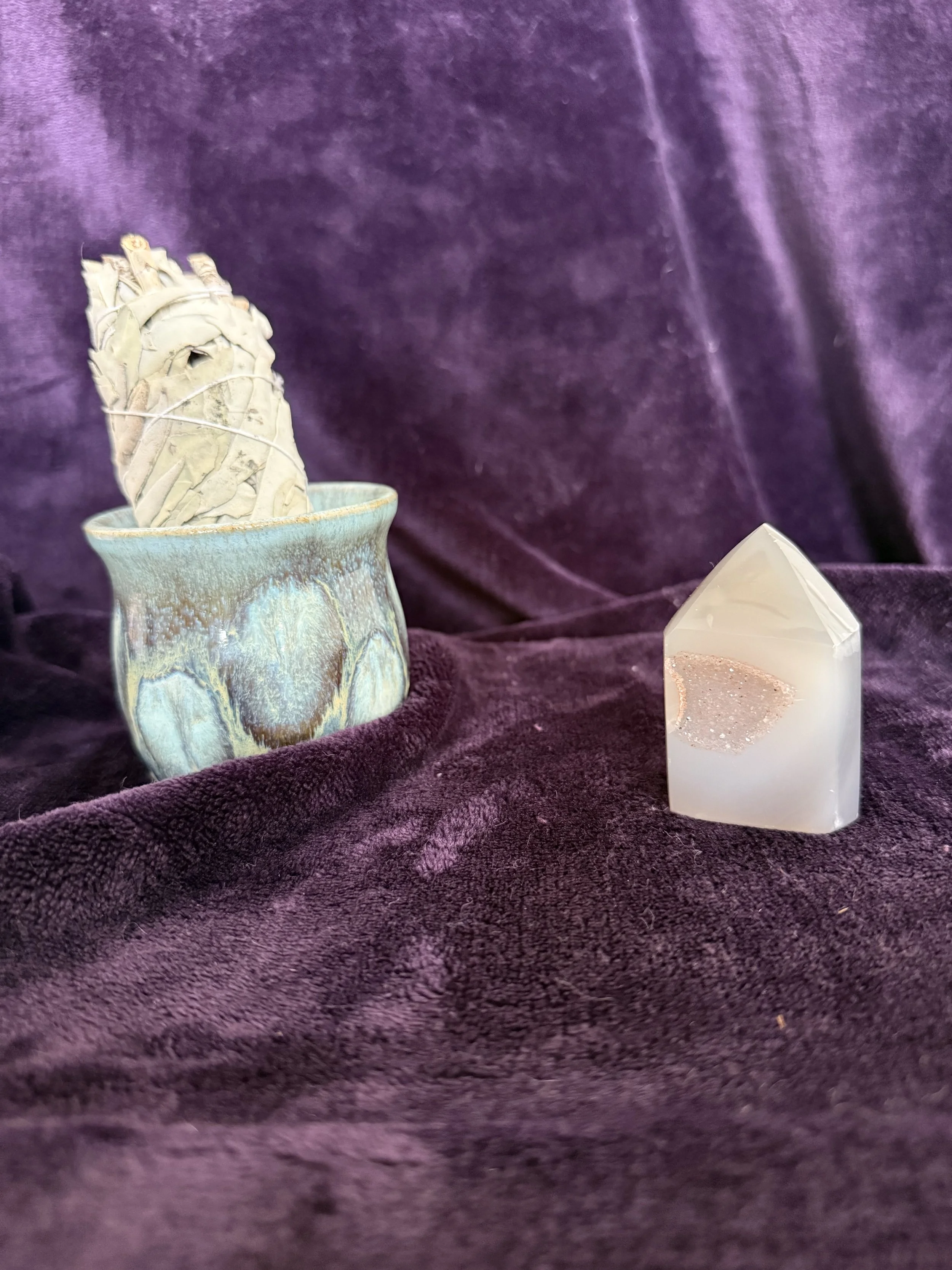 Druzy Agate Mini Tower