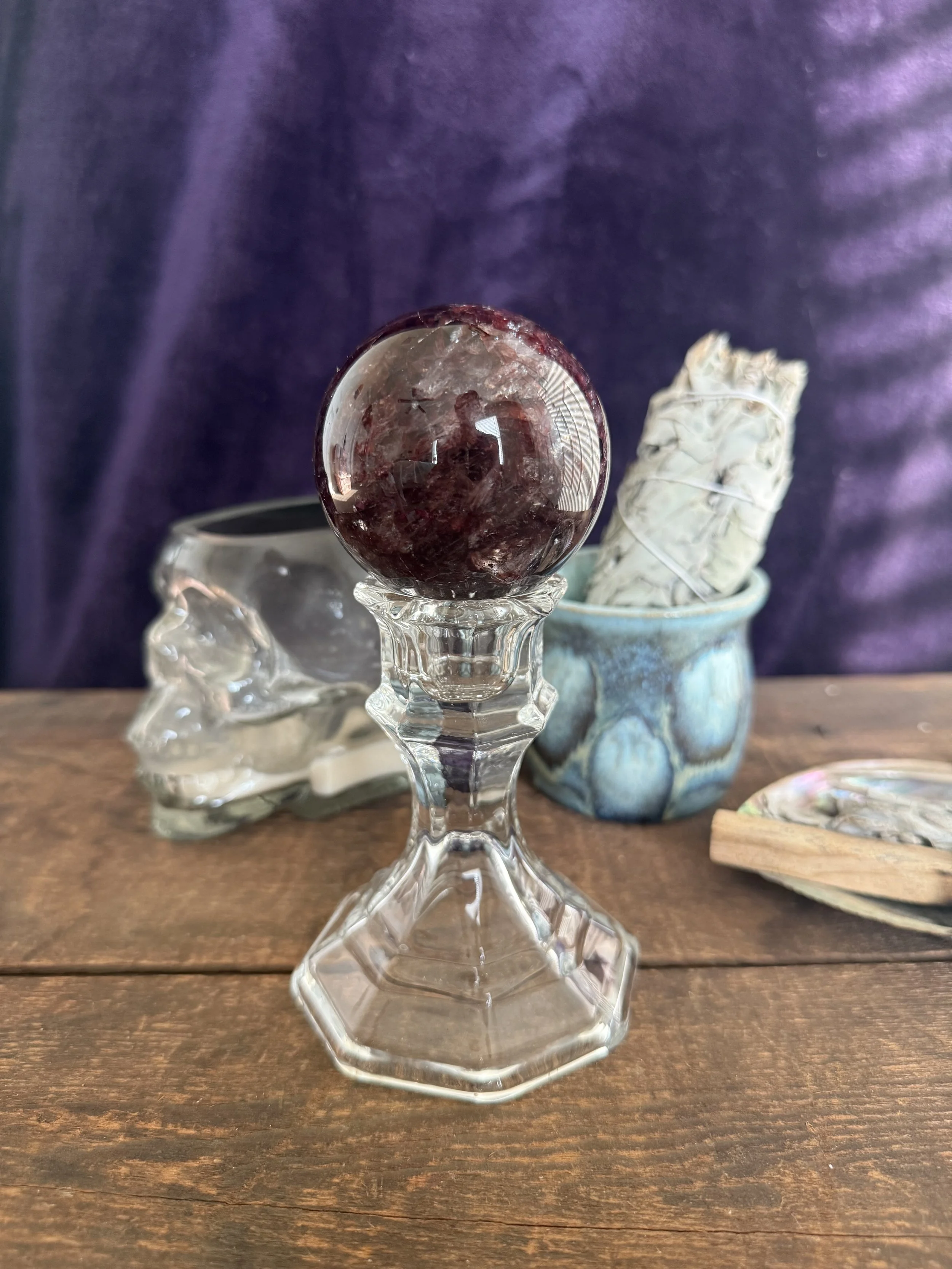 Fire Quartz Sphere B