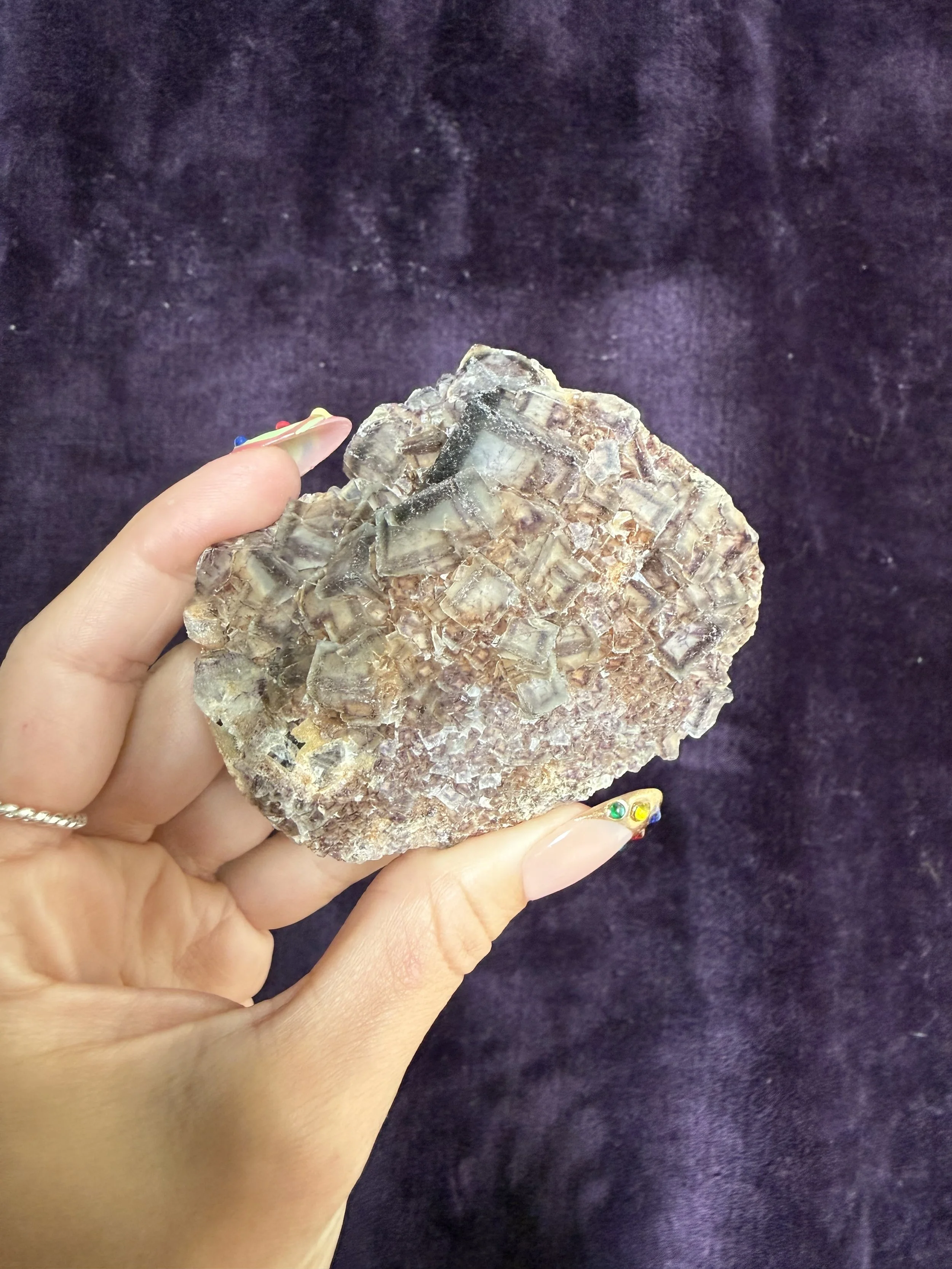 Cubic Chinese Fluorite | UV Reactive