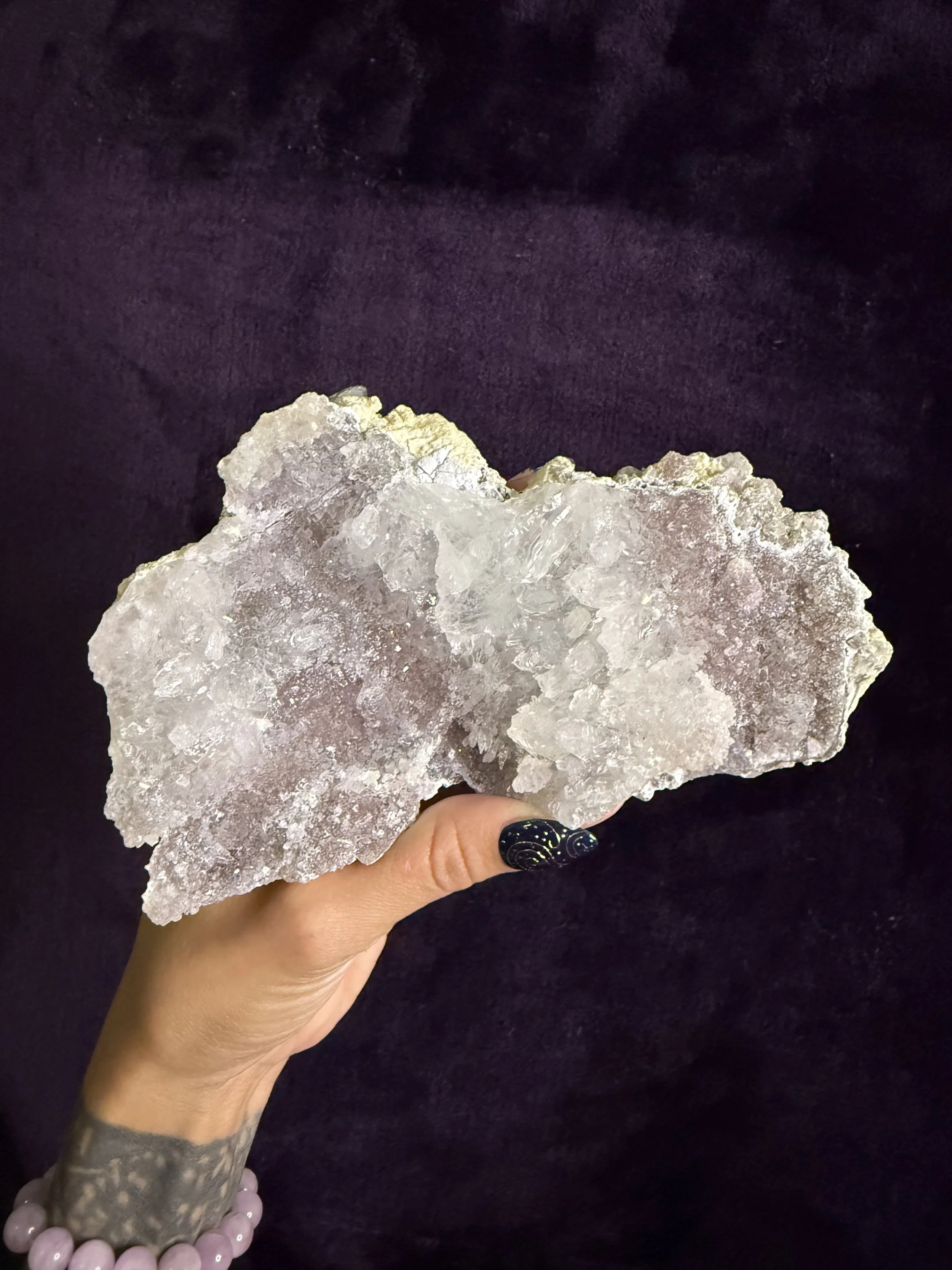 Amethyst Flower Plate