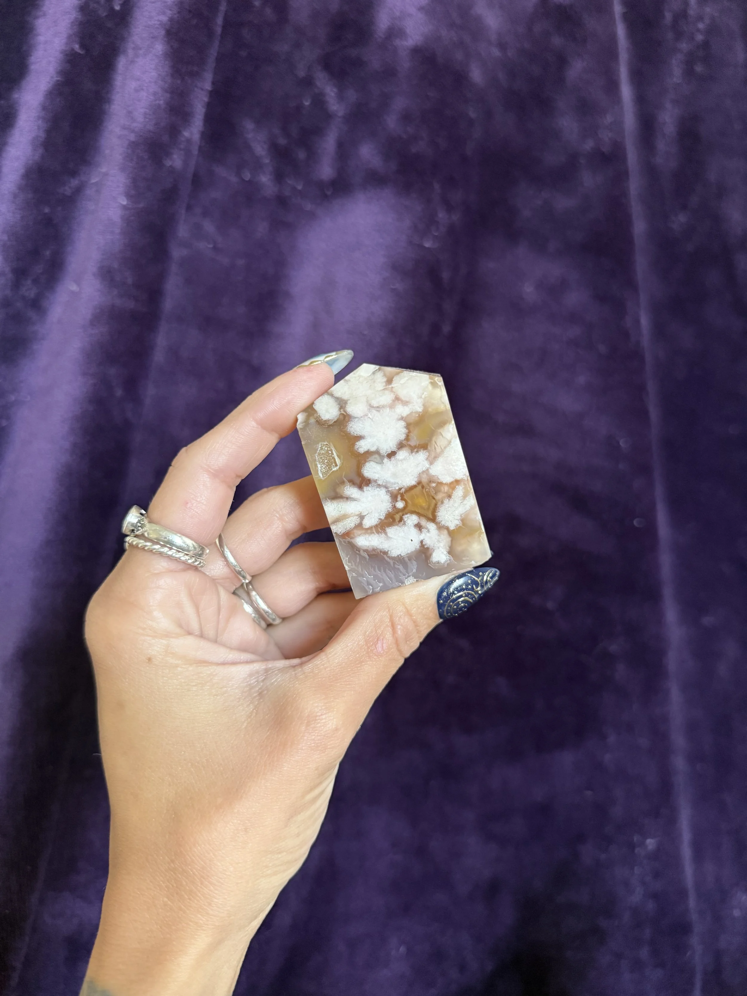 Mini Flower Agate Tower
