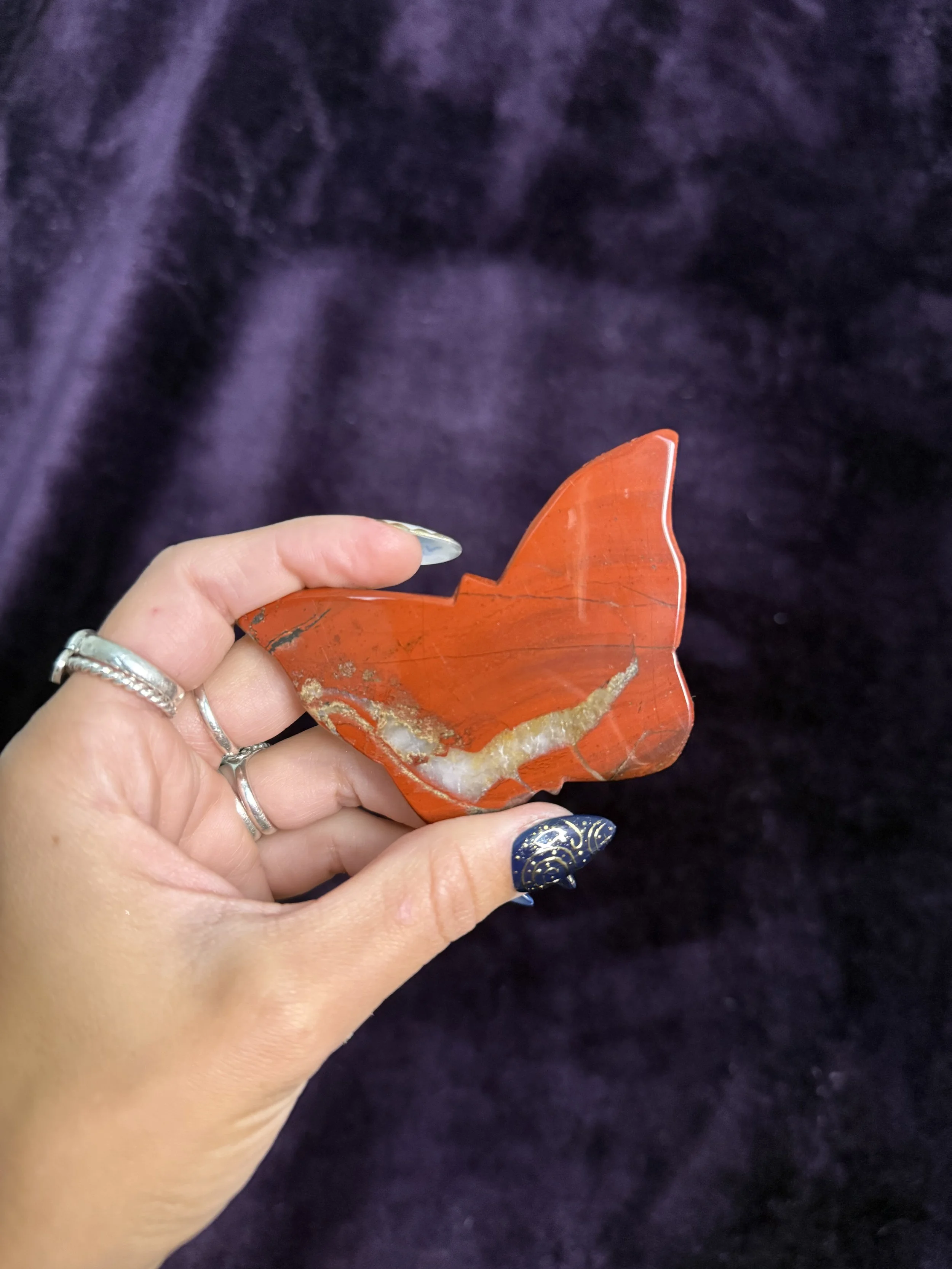 Red Jasper Butterfly