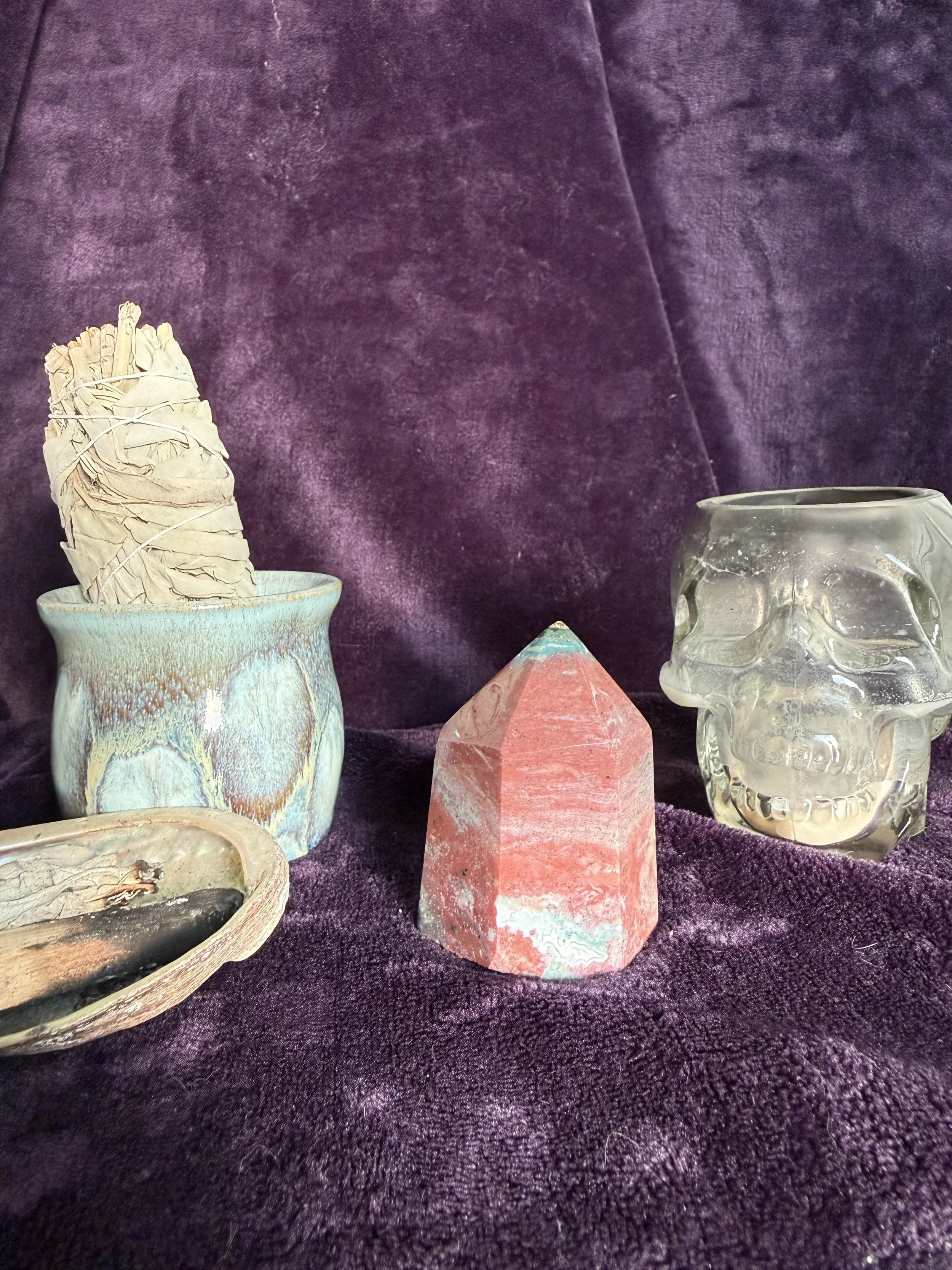 Ocean Jasper Chunky Mini Tower
