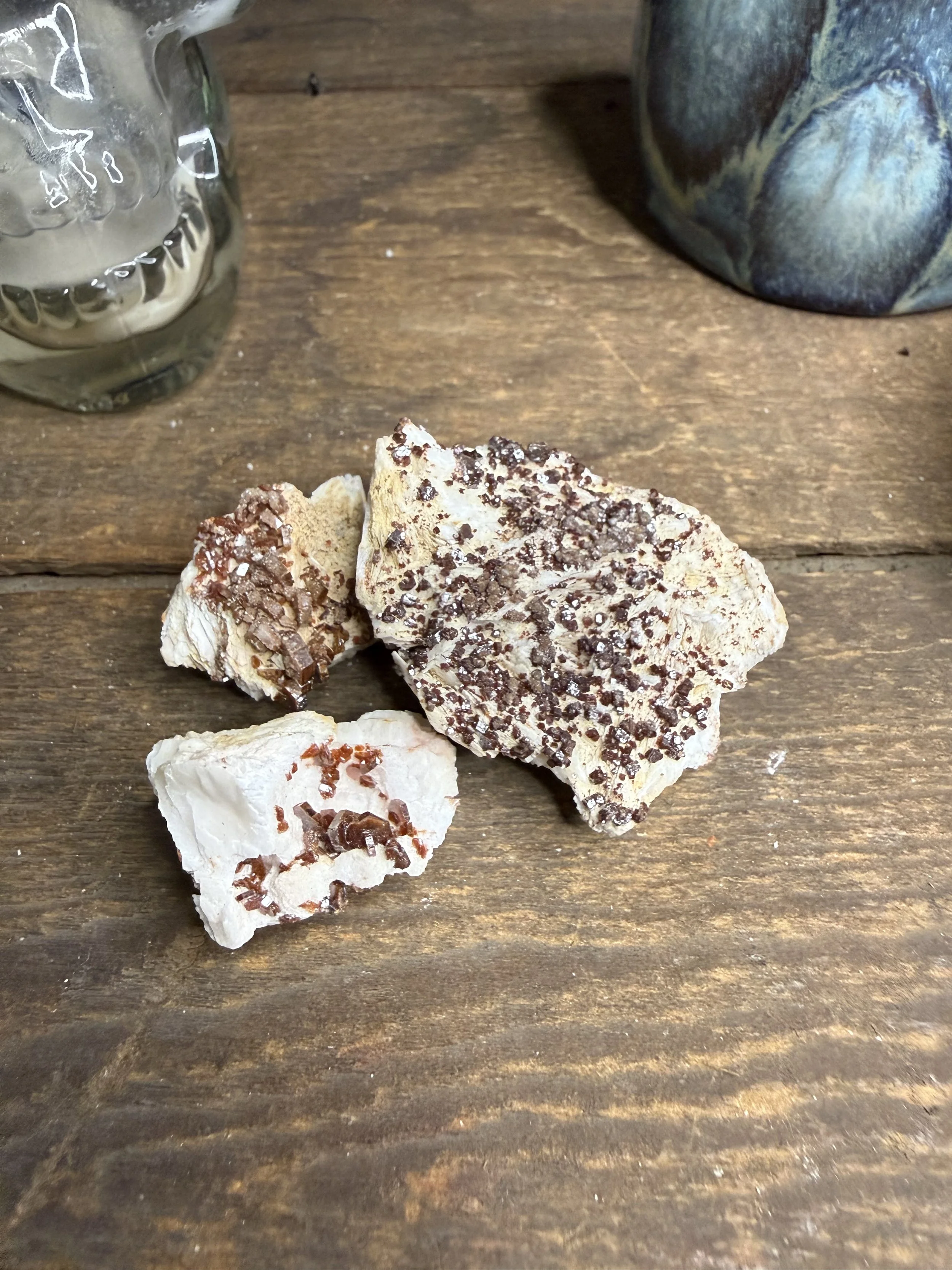 Vanadinite on Barite Specimen Bundle