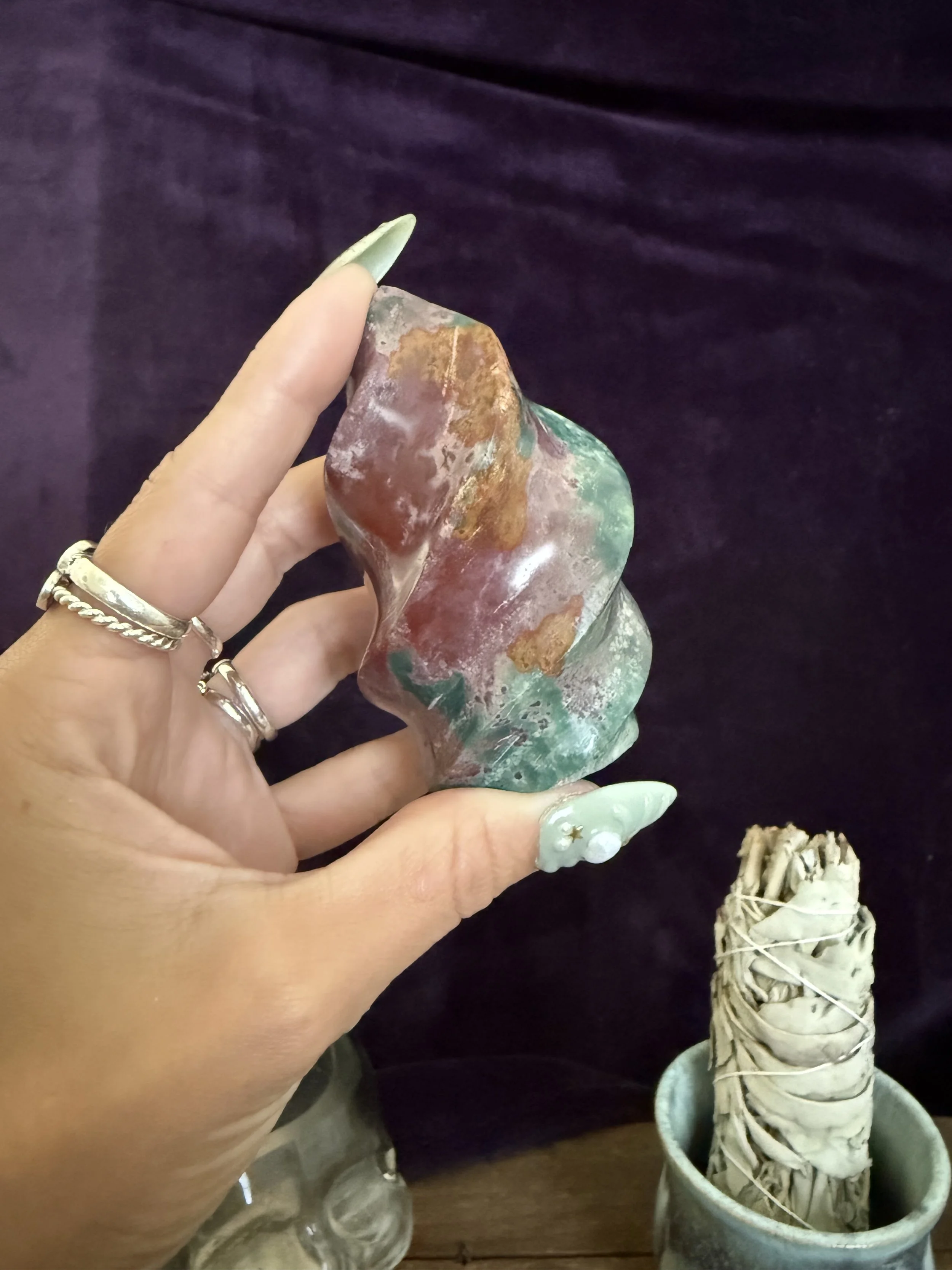 Ocean Jasper Mini Flame B