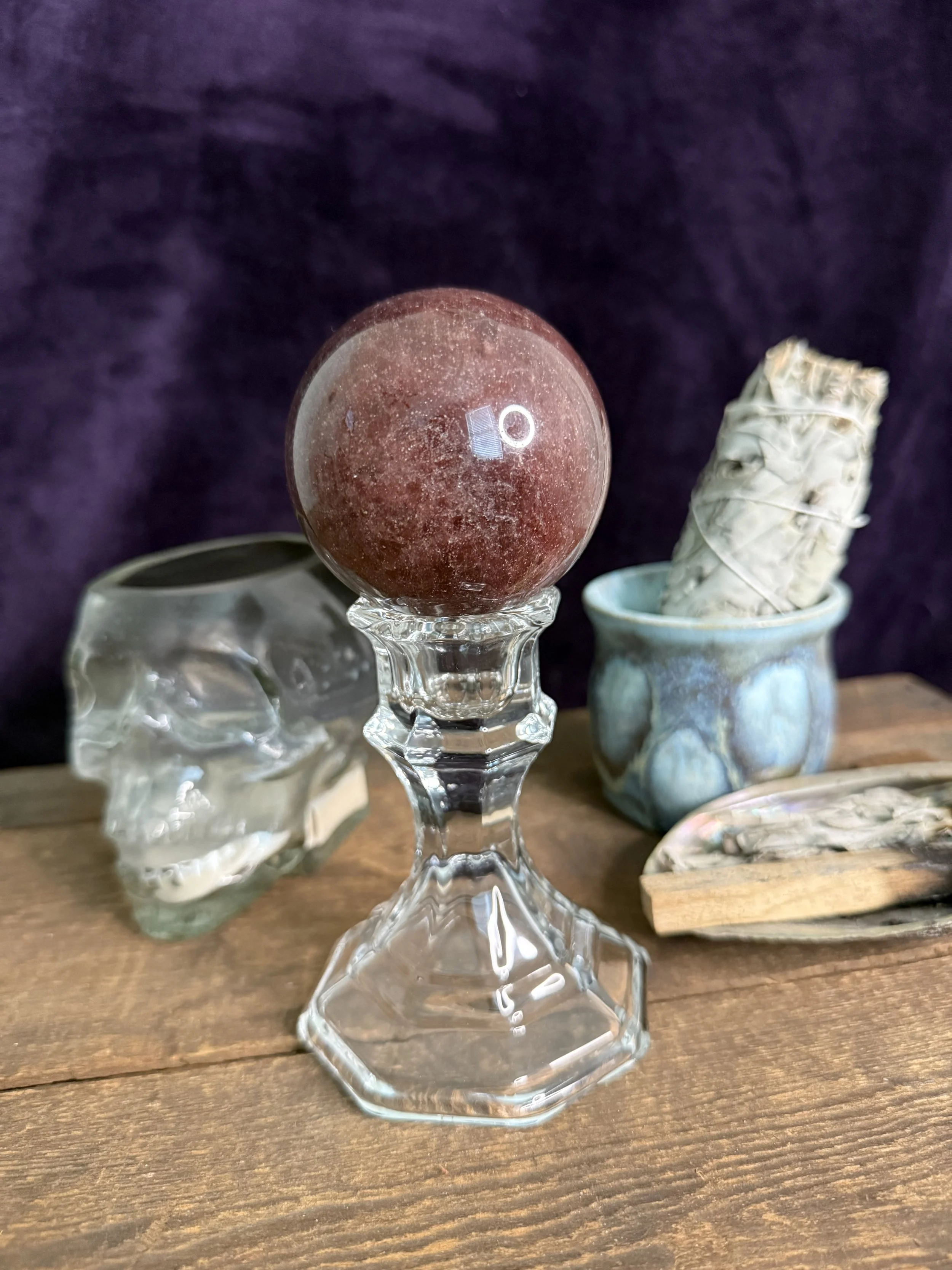 Strawberry Quartz Sphere